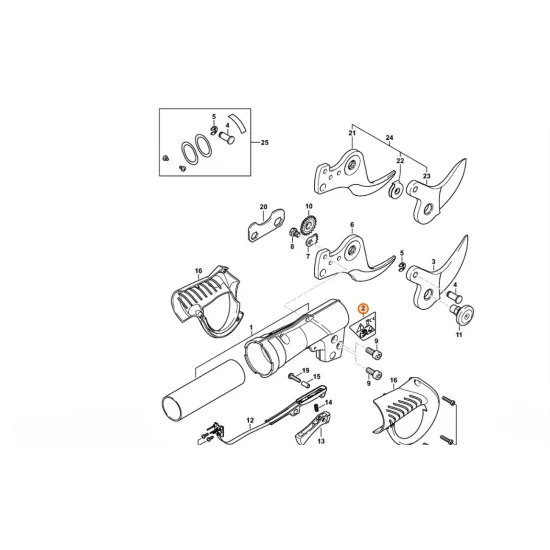 STIHL  Tabliczka ostrzegawcza ASA 4861 967 4000